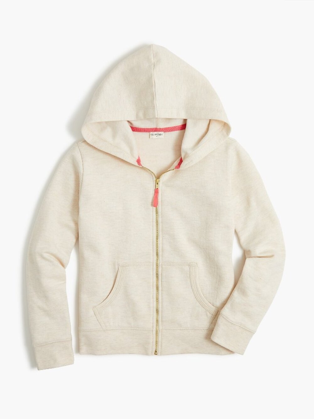 J Crew Kids' Full-Zip Cotton-Blend Hoodie - Size L